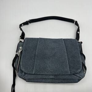 Aimee Kestenberg Santa Monica Convertible w Crossbody Strap Dark Denim Leather